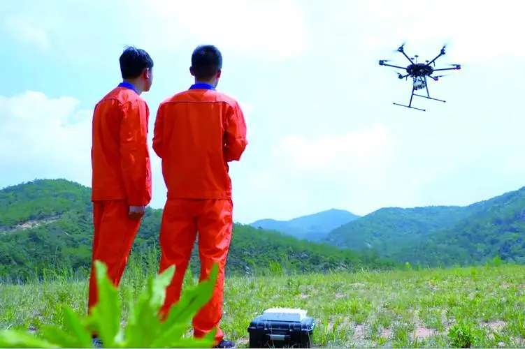 和布克赛尔无人机倾斜摄影巡检拍摄